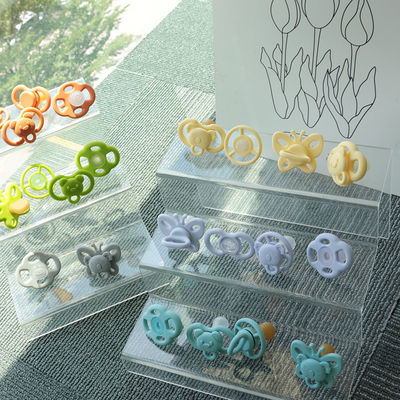 wholesale different colors available stocks fast delivery BPA free baby Teething Soothing kid soft  Silicone Pacifier