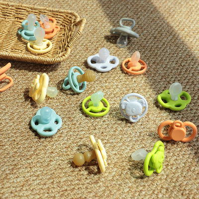 Custom Cute cartoon shape Silicone Pacifier  BPA free baby Teething and Soothing kid soft  Pacifier