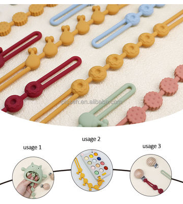 Necklace Pacifier Chain Focal Shaped Beads For Beaded Pens Silicone teething Focus Beads kid toys