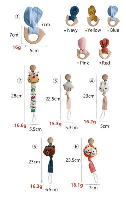 Necklace Pacifier Chain Focal Shaped Beads For Beaded Pens Silicone teething Focus Beads kid toys