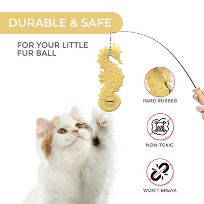 Hot Sale BPA Free Silicone Seahorse Dog Puzzle Toy Egg Puppy Food Slow Feeder Pet Dog Interactive Silicone PET CHEW TOYS