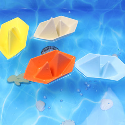 New arrival BPA safe silicone bath boat toys Easy to clean  kids play bath  toys Educational silicone bath boys