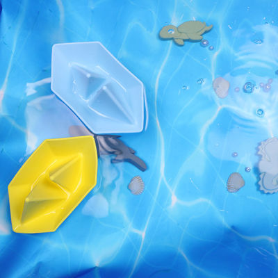 New arrival BPA safe silicone bath boat toys Easy to clean  kids play bath  toys Educational silicone bath boys