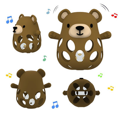 PAISEN Bear Teething Glove Unisex Custom BPA-Free Newborn Gifts Cute Animal Shaped Silicone Teething Toys Soft Baby Teethers