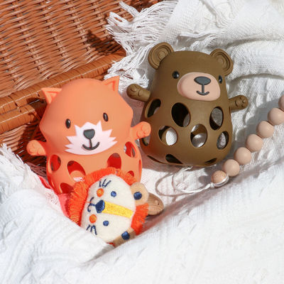 PAISEN Bear Teething Glove Unisex Custom BPA-Free Newborn Gifts Cute Animal Shaped Silicone Teething Toys Soft Baby Teethers