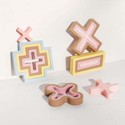 NEW soft 100% silicone multi-functional baby toys addition subtraction multiplication and division symbols silicone puzzle sets