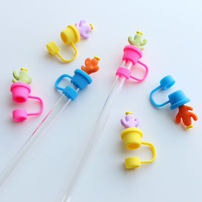 Cactus Straw Stoppers Protector Straw Toppers for Stanley 40 Oz Tumbler with Handle Dust-Proof Straw Caps for Water Bottle