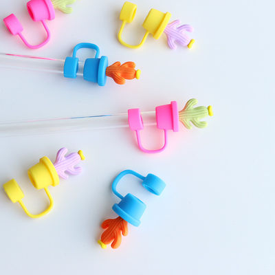 Cactus Straw Stoppers Protector Straw Toppers for Stanley 40 Oz Tumbler with Handle Dust-Proof Straw Caps for Water Bottle
