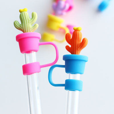 Cactus Straw Stoppers Protector Straw Toppers for Stanley 40 Oz Tumbler with Handle Dust-Proof Straw Caps for Water Bottle