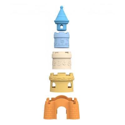 Silicone manufacturer  custom private mold design  and wholesale available design silicone castle tower blocking toys
