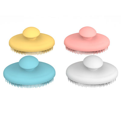 BSCI  Silicone manufacturer  custom soft rubber 100% full silicone brush for pet dog cat bath brush