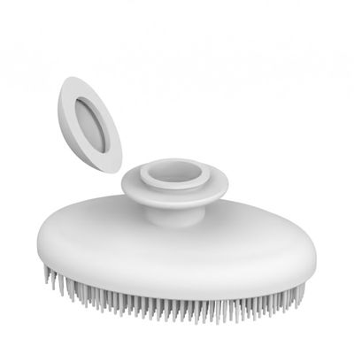 BSCI  Silicone manufacturer  custom soft rubber 100% full silicone brush for pet dog cat bath brush