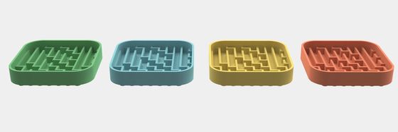 Wholesale Custom Food Grade Silicone Bowl Dog Pet Slow Feeder Bowl Christmas Theme Pet Food Bowl Pet Lick Mat