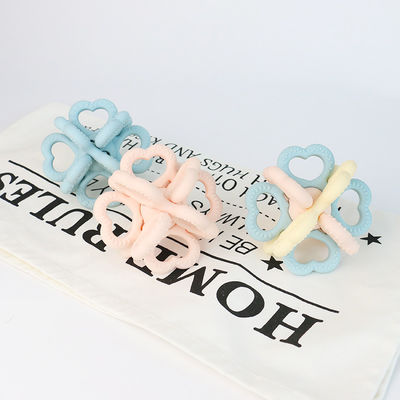 2025 New Custom Silicone Ring Soft 3D Kids Baby Rattle Toy BPA-Free Food Grade Teething Toys Shaking Soft Toy Teethers