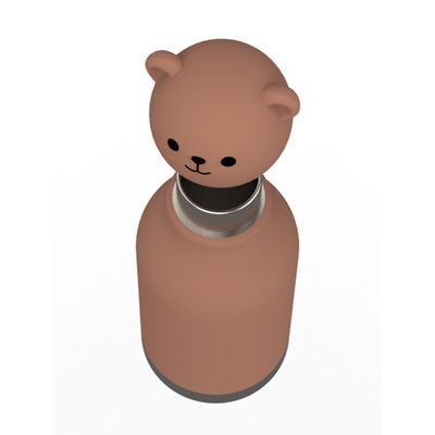 Bear Design Original Custom Food Grade Silicone 304 Stainless Steel Kids Back to School Birthday Water Kid Cups Training Cup