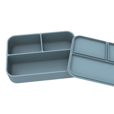 Food Grade Silicone Salad Lunch Container Reusable BPA-Free Microwave Safe Anti-Slip Function 0-1L Capacity