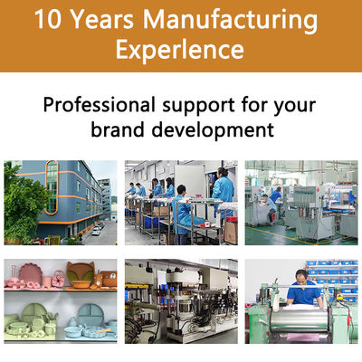 Food Grade Silicone Salad Lunch Container Reusable BPA-Free Microwave Safe Anti-Slip Function 0-1L Capacity