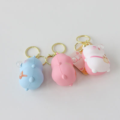 Little Bear Blowing Bubbles Squeeze Toy PAISEN Creative Bubbles Decompression Cartoon Silicone Keychain Bag Accessories