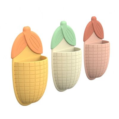 Cute Corn Shape Suction Cup Toothpaste Holder – Multifunctional Bathroom Organizer