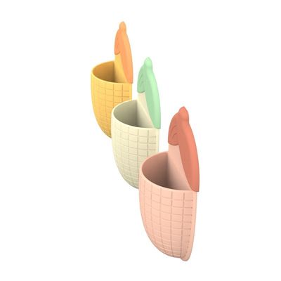 Convenient Suction Cup Bathroom Toothpaste Holder for Corn Storage and Cutlery Organization