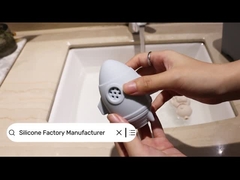 silicone bath toy set with light color